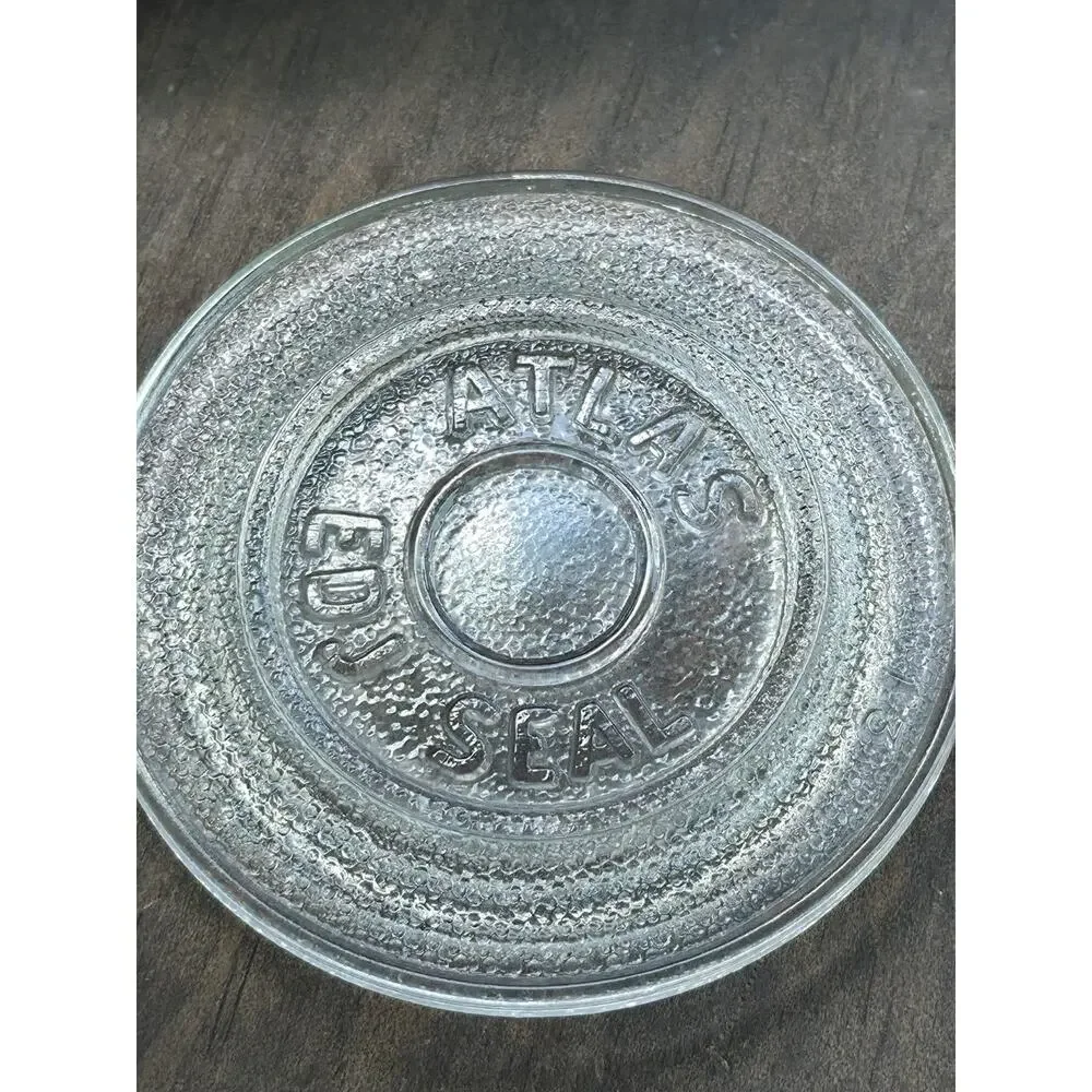 ATLAS EDJ SEAL Clear Glass Canning Jar Lids 2.5